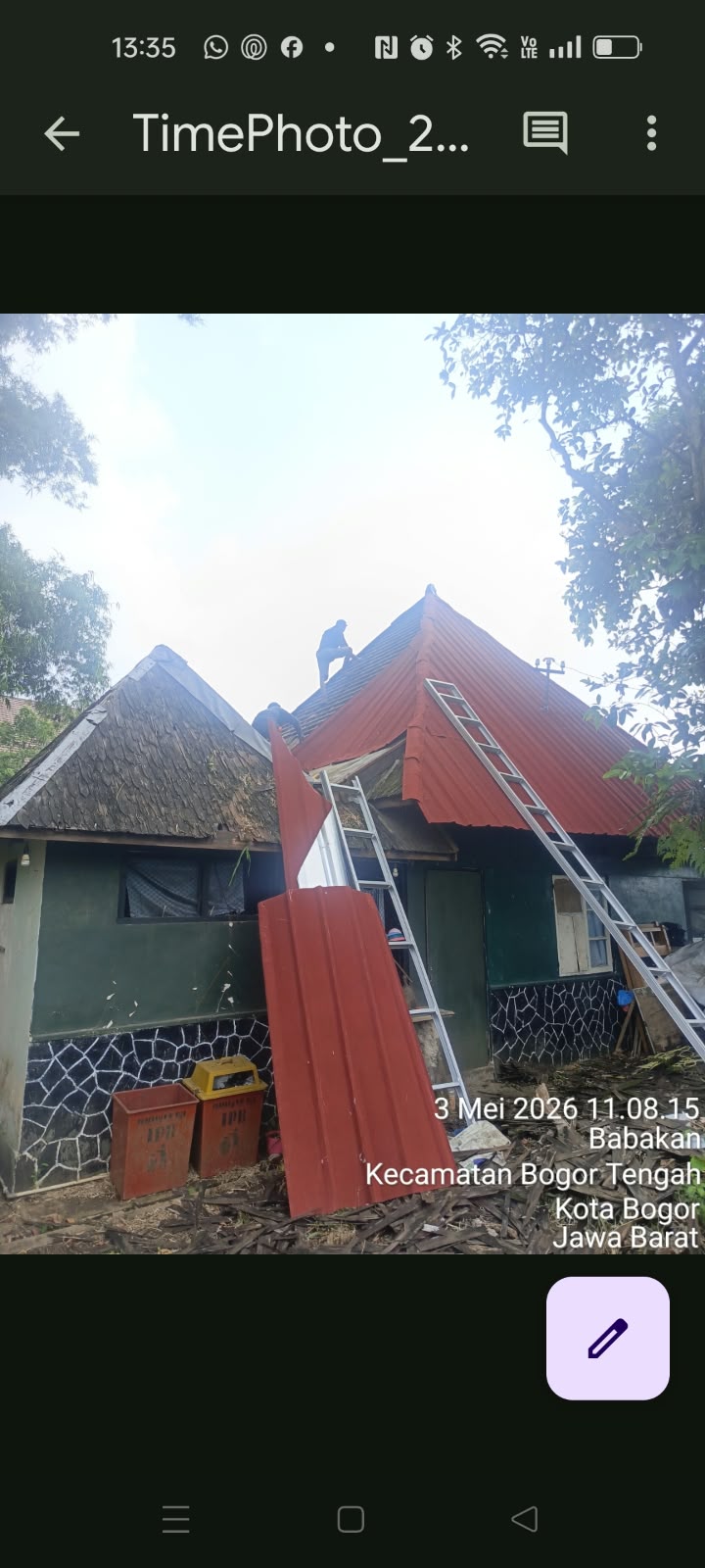 Dokumentasi Dukungan Renovasi Markas Komando Menwa IPB - Foto 6